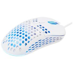   The G-Lab Gamer Egér - KULT OXYGEN W (12800 DPI, 60g, 6 gomb, RGB, fehér)