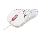 The G-Lab Gamer Egér - KULT OXYGEN W (12800 DPI, 60g, 6 gomb, RGB, fehér)