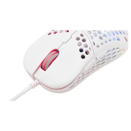 The G-Lab Gamer Egér - KULT OXYGEN W (12800 DPI, 60g, 6 gomb, RGB, fehér)