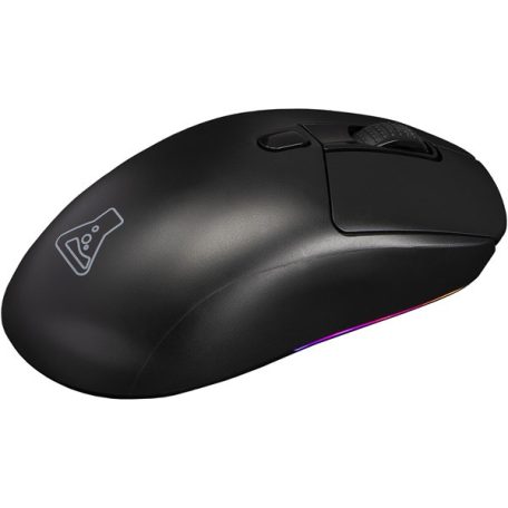The G-Lab Vezeték nélküli Gamer Egér - KULT TITAN B (12000 DPI, Pixart PAW 3311, USB/2,4Ghz/Bluetooth, RGB LED, fekete)