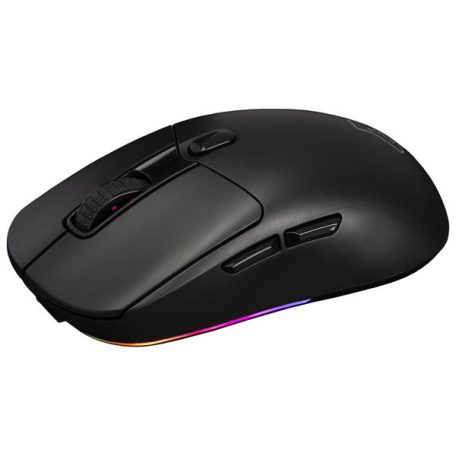 The G-Lab Vezeték nélküli Gamer Egér - KULT TITAN PRO B (12000 DPI, Pixart PAW 3311, USB/2,4Ghz/Bluetooth, RGB, dokkoló)