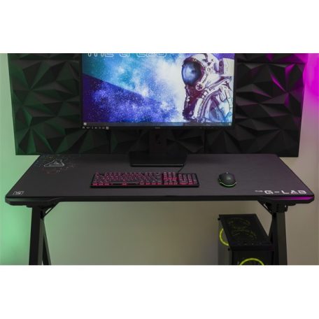 The G-Lab Egérpad - PAD MERCURY (XXXL, 1200x570x4mm, vízálló, fekete)