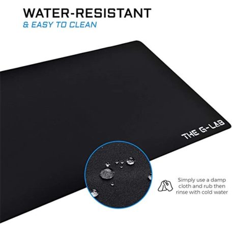The G-Lab Egérpad - PAD YTTRIUM XXL (900x400x4mm, vízálló, fekete)