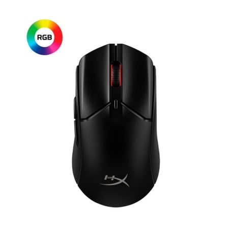 HyperX Egér - Pulsefire Haste 2 Wireless (Optikai, 26000 DPI, 6 gomb, vezeték nélküli, fekete)