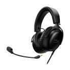 HyperX Fejhallgató - Cloud III (Vezetékes, USB-A/USB-C/3,5mm Jack, fekete/fekete)