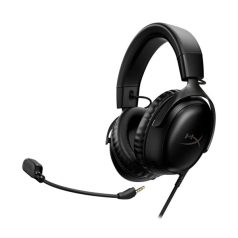   HyperX Fejhallgató - Cloud III (Vezetékes, USB-A/USB-C/3,5mm Jack, fekete/fekete)