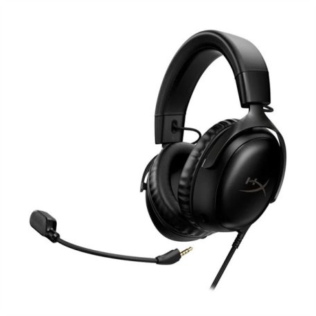 HyperX Fejhallgató - Cloud III (Vezetékes, USB-A/USB-C/3,5mm Jack, fekete/fekete)