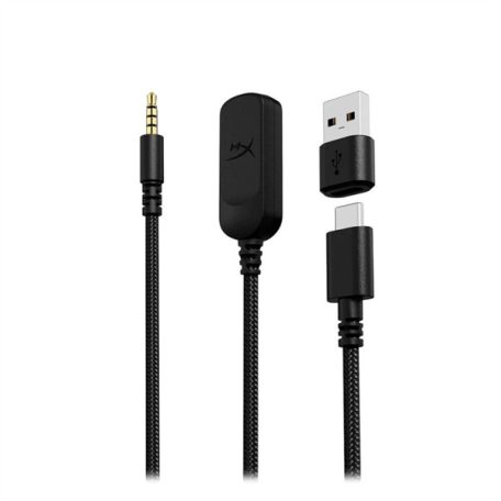HyperX Fejhallgató - Cloud III (Vezetékes, USB-A/USB-C/3,5mm Jack, fekete/fekete)