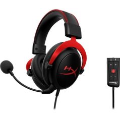   HyperX Fejhallgató - Cloud III (Vezetékes, USB-A/USB-C, fekete/piros)