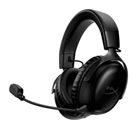 HyperX Fejhallgató - Cloud III Wireless (Vezeték nélküli, USB, fekete/fekete)
