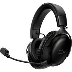   HyperX Fejhallgató - Cloud III S Wireless (Vezeték nélküli, USB, fekete/fekete)