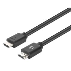   Manhattan Kábel - HDMI to HDMI (HDR, HEC, ARC, 4K@60Hz, HDR, HDCP 2.3, 2m, 18 Gbps Fekete)