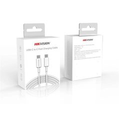   Hikvision HIKSEMI Kábel - Type-C to Type-C (Fehér, 1m, max. 20V/3A, 60W, 480MB/s)