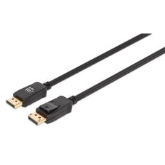   Manhattan Kábel - DisplayPort ( DisplayPort 1.4, 4K@144hz, HDR, 1m, Fekete)