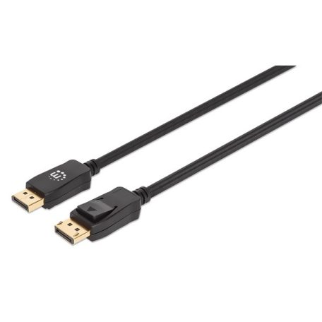 Manhattan Kábel - DisplayPort ( DisplayPort 1.4, 4K@144hz, HDR, 3m, Fekete)