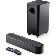   Majority Hangszóró Soundbar - Bowfell Axis 2.1 Atmos (200W, BT 5.0, HDMI ARC, AUX, USB, Optikai, Távírányító, Mélynyomó)