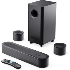   Majority Hangszóró Soundbar - Bowfell Halo 5.1 Dolby (230W, BT 5.3, HDMI ARC, AUX, USB, Optikai, Távírányító, Mélynyomó)