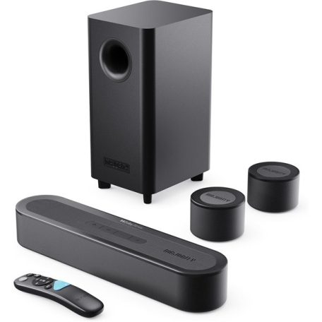 Majority Hangszóró Soundbar - Bowfell Halo 5.1 Atmos (300W, BT 5.3, HDMI ARC, AUX, USB, Optikai, Távírányító, Mélynyomó)