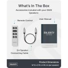 Majority Hangszóró 2.0 - D50X Fekete (60W, Bluetooth 5.3, USB, AUX, HDMI ARC, RCA, USB, Optikai, Távírányító)