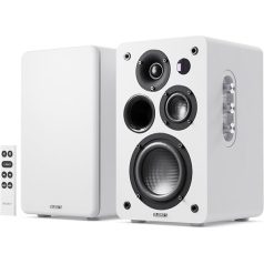   Majority Hangszóró 2.0 - D100X Fehér (100W, Bluetooth 5.3, USB, AUX, HDMI ARC, RCA, USB, Optikai, Távírányító)