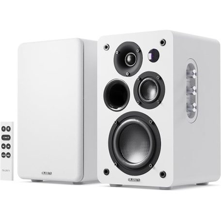 Majority Hangszóró 2.0 - D100X Fehér (100W, Bluetooth 5.3, USB, AUX, HDMI ARC, RCA, USB, Optikai, Távírányító)