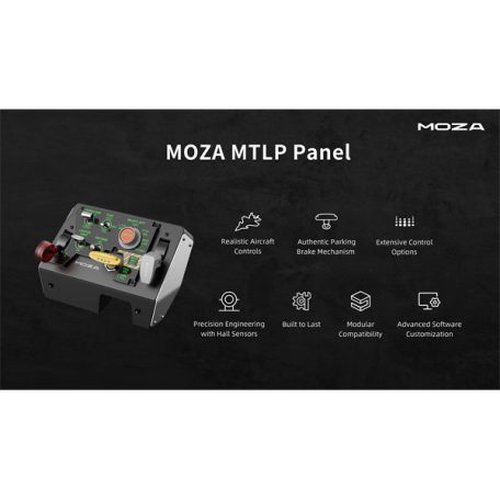 Moza Racing kiegészítő - Flight MTLP Vezérlő (Control Panel, Hall effect)