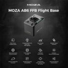 Moza Racing csomag - Flight AB6 Simulator szett (Direct Drive, 6Nm, 15bit, AB6 FFB Bázis, MHG Flightstick)