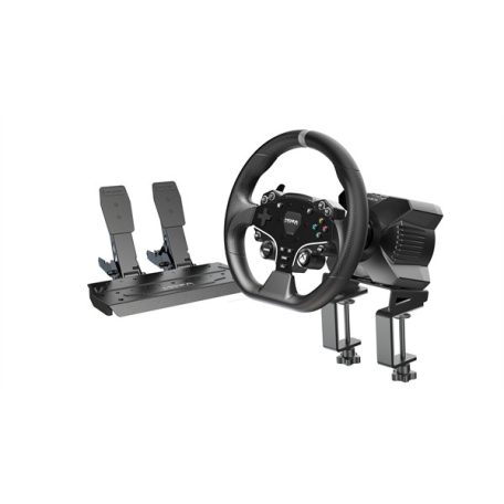 Moza Racing csomag - R3 PC/XBOX Szimulátor szett (Direct Drive, R3 bázis, ESX kormány, SR-P Lite pedál, bilincs)