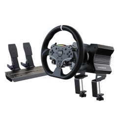   Moza Racing csomag - R5 PC Szimulátor szett (Direct Drive, R5 bázis, ES kormány, SR-P Lite pedál, bilincs)
