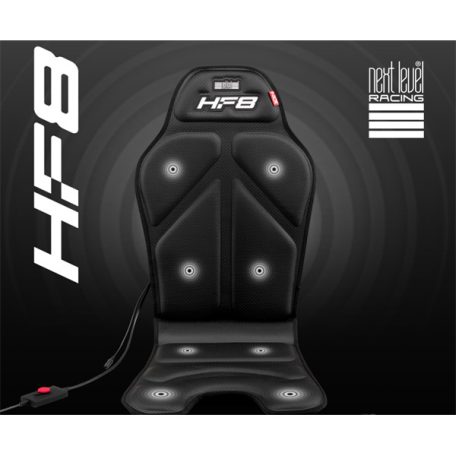 Next Level Racing Szimulátor kiegészítő - HF8 Haptic feedback gaming Pad (vibrációs visszajelző pad ülésekhez)
