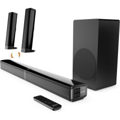   Oakcastle Hangszóró Soundbar - SB80 Xtra Split (200W, Bluetooth 5.3, HDMI ARC, AUX, USB, Optikai, Távírányító)