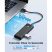 Orico USB3.0 Hub - PAPW4A-U3-015-BK (4 port, Bemenet: USB-A, Kimenet: 4xUSB-A3.0, fekete)