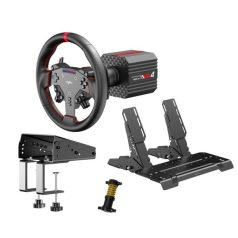   PXN csomag - VD4 PC Szimulátor szett (Direct Drive, VD4 bázis + WAS kormány + PD HM pedál, Z8 bilincs, fekete)