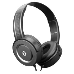   Snopy Fejhallgató - SN-401 DISCOVER Grey (mikrofon,3.5mm jack, hangerőszabályzó, nagy-párnás, 1.1m kábel, fekete-szürke)