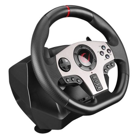 Rampage Gamer kormány - V902  (PC, 3 pedál+váltókar, vibrálás)