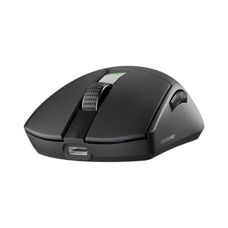 Rampage Vezeték Nélküli Egér - ZENITH PRO (Pixart PAW3395, BT/Wired/4G, NORDIC 52833, 26000 DPI, 300mAh, 6 gomb, RGB)