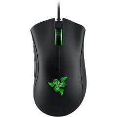   Razer Egér - DeathAdder Essential (Optikai, 6400DPI, 5 gomb, harisnyázott kábel, fekete)