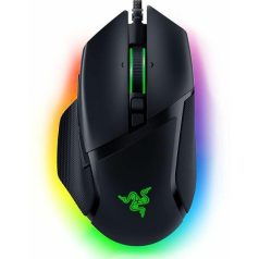   Razer Egér - Basilisk V3 (Optikai, 26000DPI, 11 gomb, harisnyázott kábel, fekete)