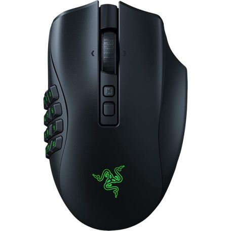 Razer Egér - Naga V2 Pro (Optikai, 30000DPI, 17 gomb, fekete)