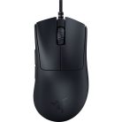 Razer Egér - DeathAdder V3 Pro (Optikai, 30000DPI, 4 gomb, harisnyázott kábel, fekete)