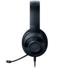 Razer Fejhallgató - Kraken X Lite (3.5mm Jack, mikrofon, hangerőszabályzó, 1,3m kábel, fekete)