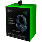 Razer Fejhallgató - Kraken X Lite (3.5mm Jack, mikrofon, hangerőszabályzó, 1,3m kábel, fekete)