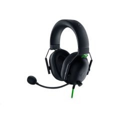   Razer Fejhallgató - Blackshark V2 X (3.5mm Jack, mikrofon hangerőszabályzó, 1,3m kábel, fekete)
