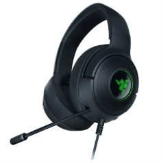   Razer Fejhallgató - Kraken V3 X (USB, mikrofon, hangerőszabályzó, 1,8m kábel, fekete)