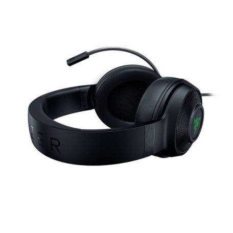 Razer Fejhallgató - Kraken V3 X (USB, mikrofon, hangerőszabályzó, 1,8m kábel, fekete)