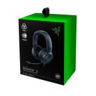 Razer Fejhallgató - Kraken V3 X (USB, mikrofon, hangerőszabályzó, 1,8m kábel, fekete)