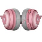Razer Fejhallgató - Kraken Kitty V2 Pro (USB, mikrofon, hangerőszabályzó, 2m kábel, rózsaszín)