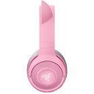 Razer Fejhallgató - Kraken Kitty V2 Pro (USB, mikrofon, hangerőszabályzó, 2m kábel, rózsaszín)