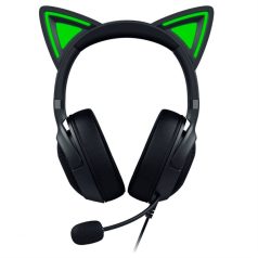   Razer Fejhallgató - Kraken Kitty V2 (USB, mikrofon, hangerőszabályzó, 2m kábel, rózsaszín)