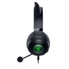 Razer Fejhallgató - Kraken Kitty V2 (USB, mikrofon, hangerőszabályzó, 2m kábel, fekete)